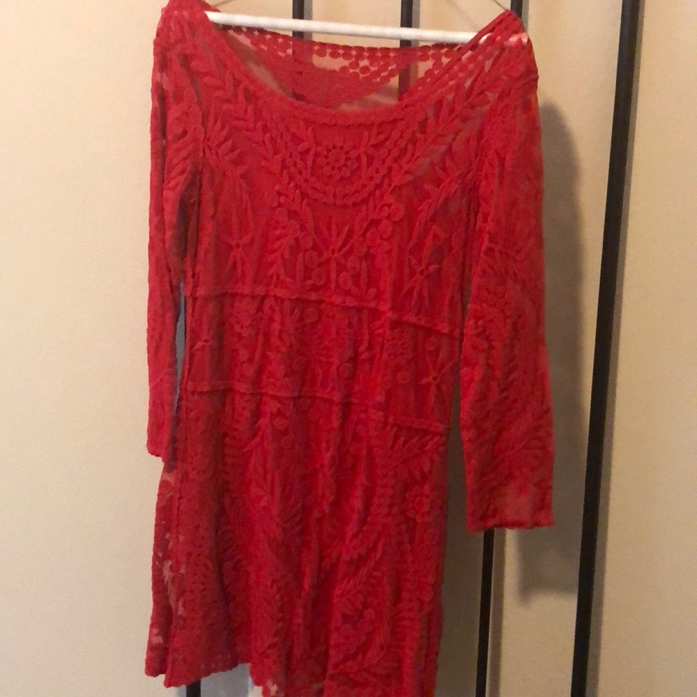 Red Lace Dress